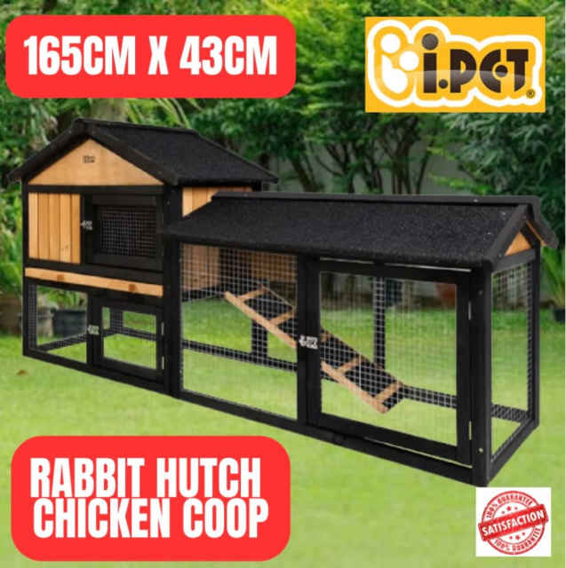Rabbit Hutch Chicken Coop Bunny House Cage Limited Stock Pet
