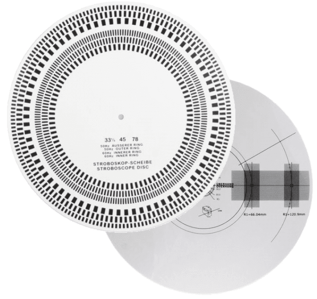 Stroboscopic Speed Chck Strobe Disc Cartridge Alignment tool TURNTABLE