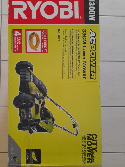 Electric Lawn Mower, 5 cutting heights - Brand New in Sealed Box - Lawn ...