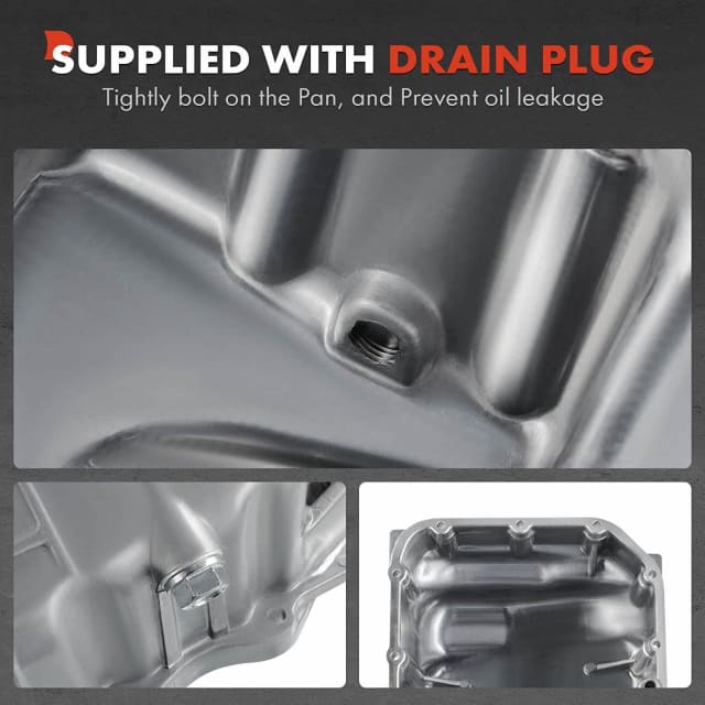 Honda Accord Engine Oil Pan with Oil Pan Gasket Set Engine, Engine