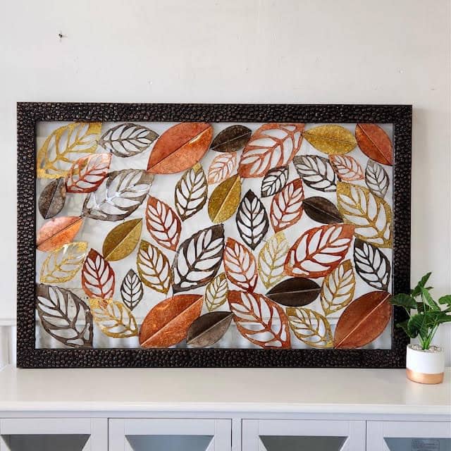 ‘AUTUMN LEAVES’ Outdoor Metal Artwork (Brand New) Outdoor Dining