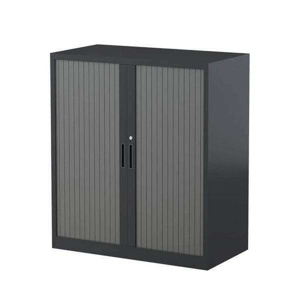 900W Steelco Tambour Door Office Storage With 2 Shelves Gumtree Australia