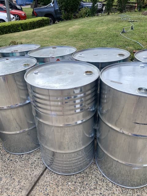 205L metal drums galvanised steel | Miscellaneous Goods | Gumtree ...