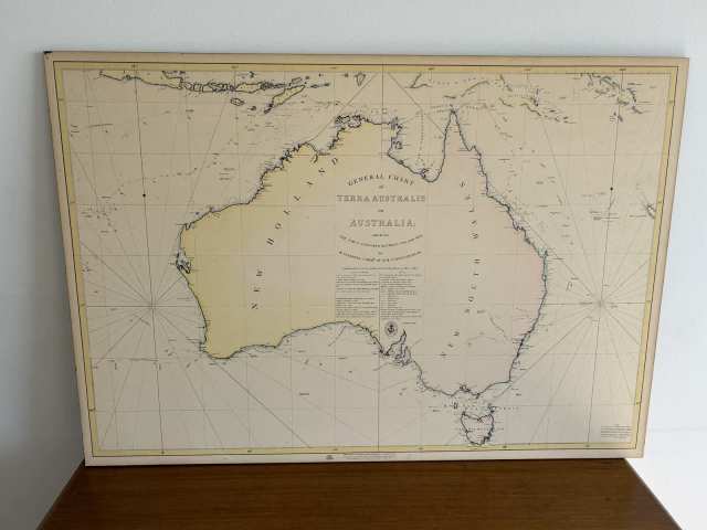 Old map of Australia - Art in Terrigal NSW | Gumtree Australia