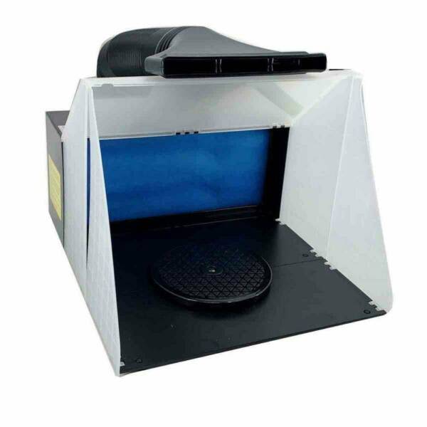 Hobby Airbrush Spray Booth Kit Filter Exhaust Fan Extractor Set Power