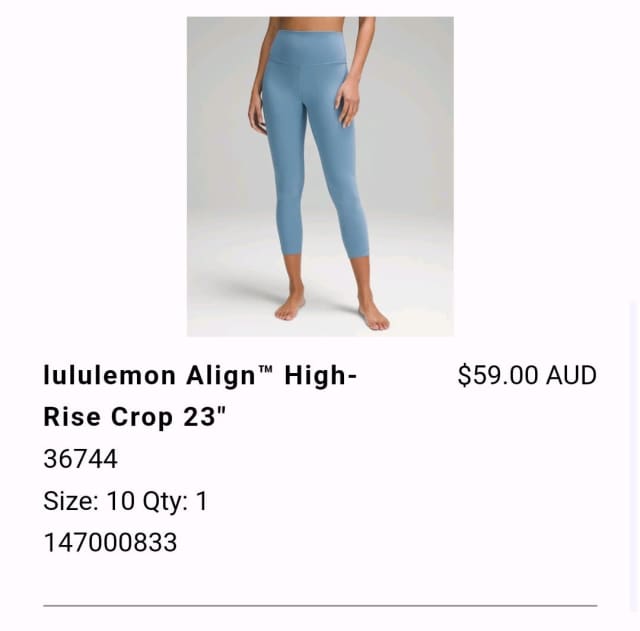 Lululemon Align HR Crop 23, Pants & Jeans, Gumtree Australia Inner Sydney  - Redfern