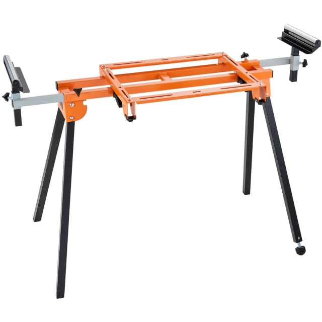 79in Miter Saw Stand with Onepiece Mounting Brackets Sliding Rail