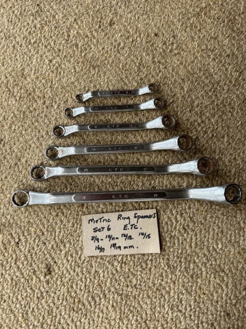 Metric Ring spanners set 6 | Hand Tools | Gumtree Australia Mallala ...