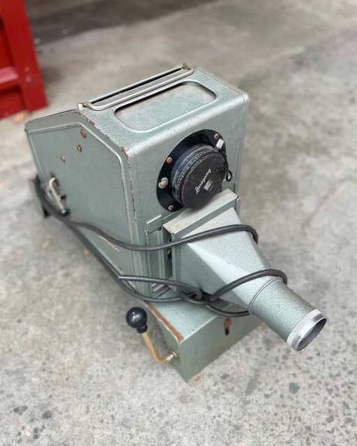 Rare Collectible Cinematography Slide Projector by Liesegang