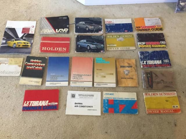 HOLDEN TORANA OWNER MANUALS - FE HQ HZ LX Torana Commodore VC VP | Auto ...