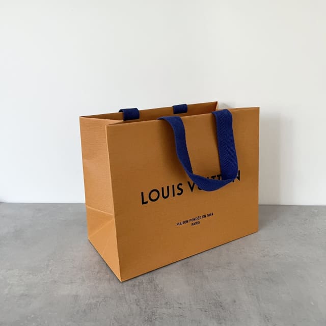 Authentic LOUIS VUITTON Medium Collector Shopping Bag Orange