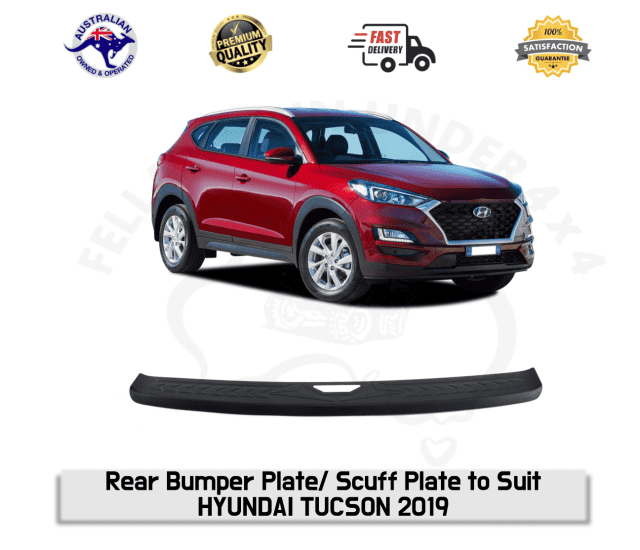 Rear Bumper Protector Cover Guard Sill Plate HYUNDAI TUCSON 19&Plus