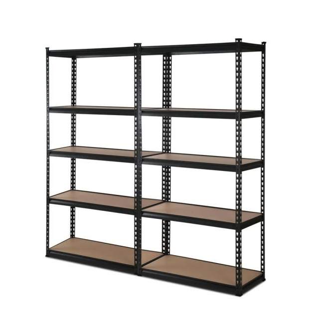 21.8M 5Shelves Steel Warehouse Shelving Racking Garage Storage Rack