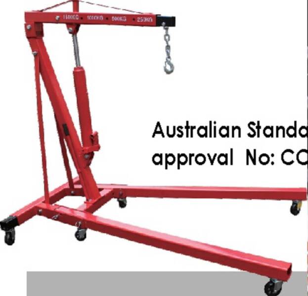 CRANE1500 kgs Folda Eng. Crane 8 ton ram hyd. Part No. CR2TFHD CODE1