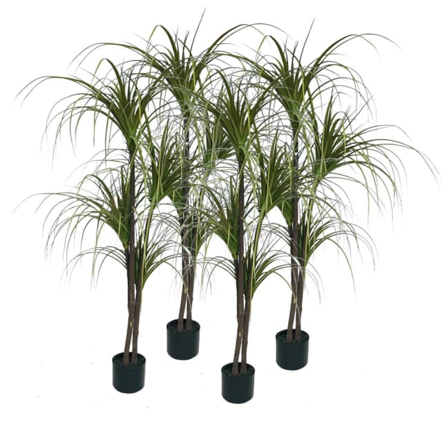 4X 150cm Green Artificial Indoor Dragon Blood Tree Fake Plant Sim