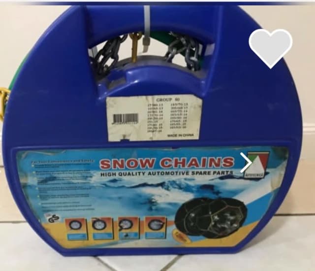 SNOW CHAINS BRAND NEW AUTOTECHNICA SIZE 60 Wheels, Tyres & Rims