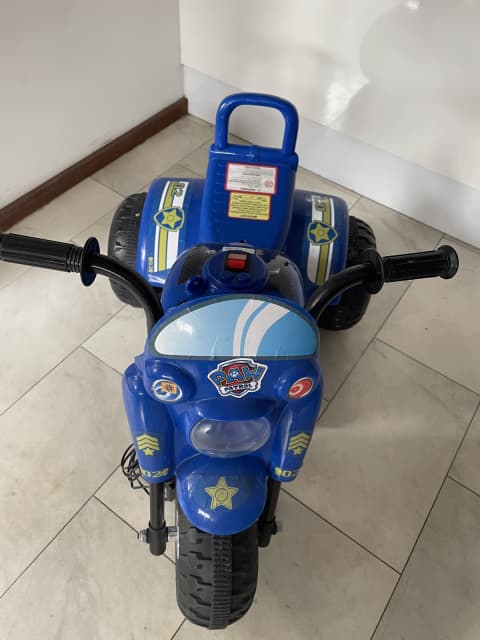 paw patrol electric motorbike