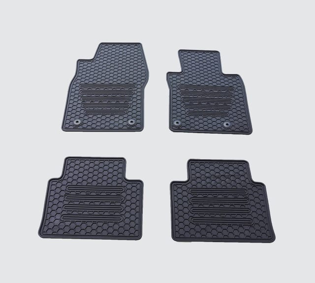 Rugged Rubber Floor Mats Tailored for Mazda 3 BP 201923 Odouless