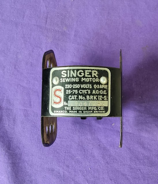 Singer Sewing Machine 99K Motor and Light Parts 1951 Vintage Sewing