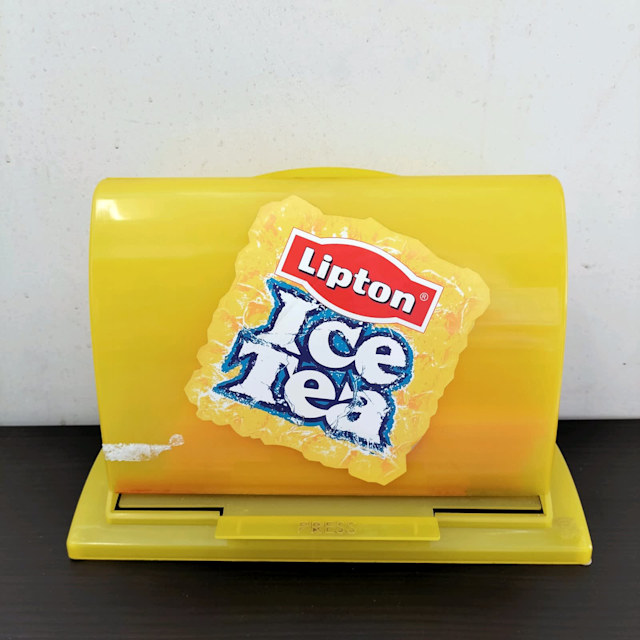 Lipton Ice Tea straw dispenser . Great for man cave bar. Other Home