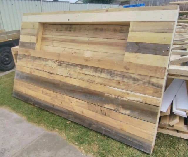 Rustic bed headboard price listed for king, queen & double size