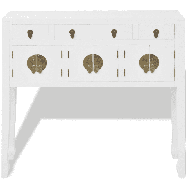 Sideboard Chinese Style Solid Wood White Buffets & Side Tables