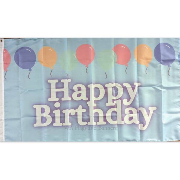 Happy Birthday Blue with coloured balloons Collectables Gumtree Australia Joondalup Area