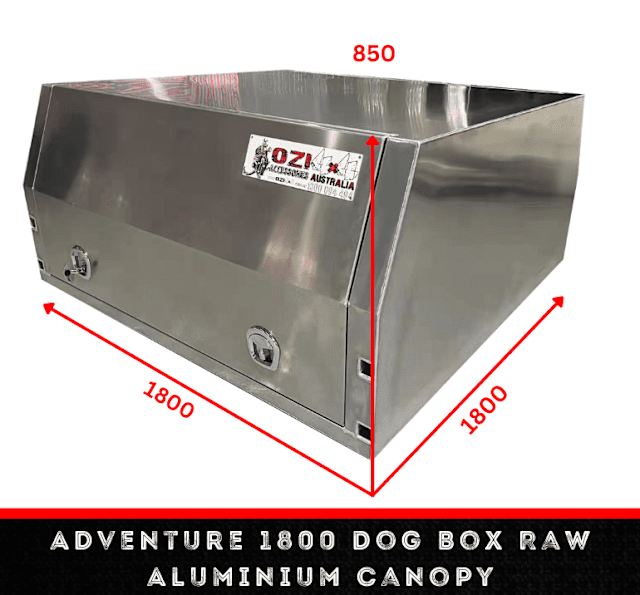 Adventure 1800 Dog Box Raw Aluminium Canopy Other Parts & Accessories