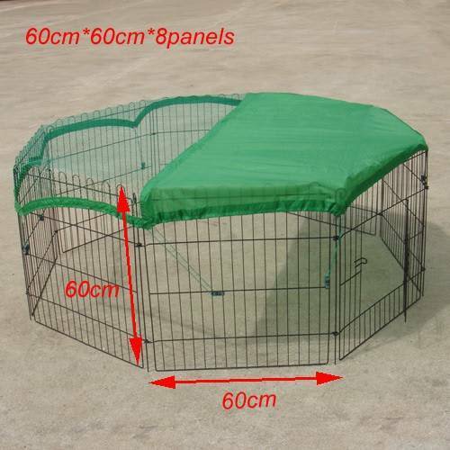 24" x 8 Panels Pet Playpen/Enclosure Steel coated with cover Pet