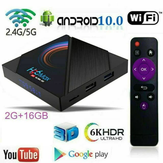 TV Box Android 10 6K Android TV Box H96 MAX H616 TV Box WIFI Google