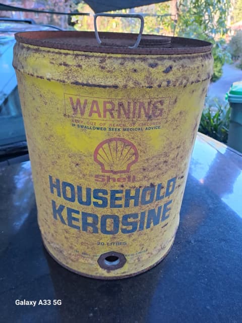 Vintage Oil Can - Shell Household Kerosene 20ltr - Collectables in ...