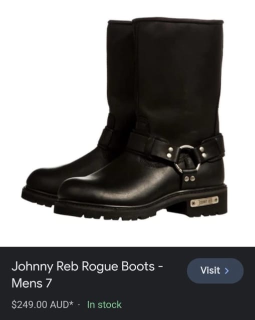 Johnny reb boots top near me