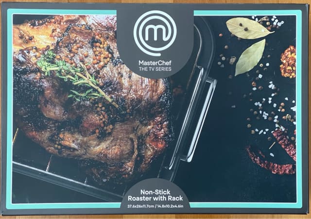 COLES MasterChef Non-Stick Roaster with Rack RRP $100 BNIB