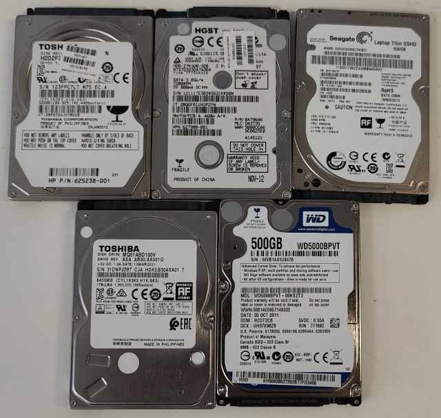 1x 2.5 sata hdd