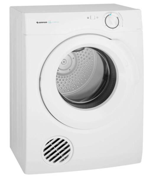 Simpson 4.5kg Vented Dryer Model SDV457HQWA RRP $449.00 NEW T2 ...