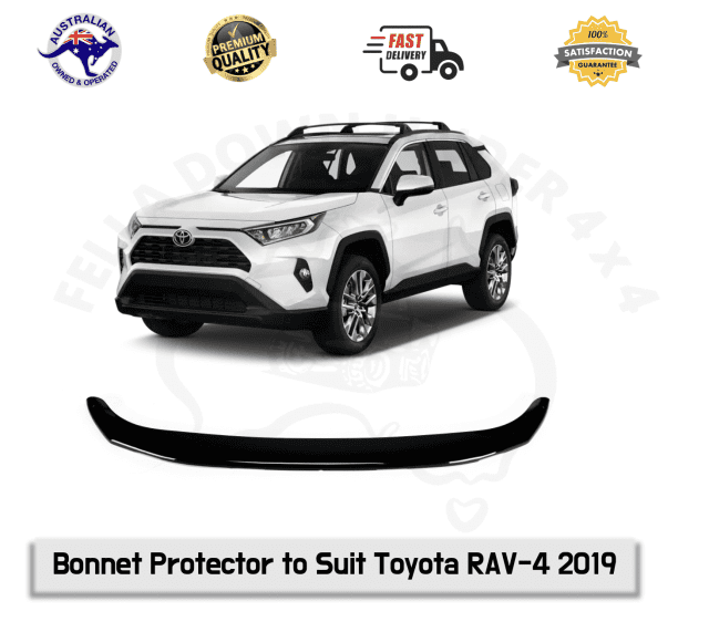 Protector Hood Guard Bug Deflector To Suit TOYOTA RAV4 19&Plus