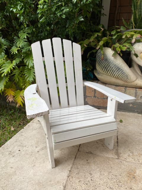 childs outside chair