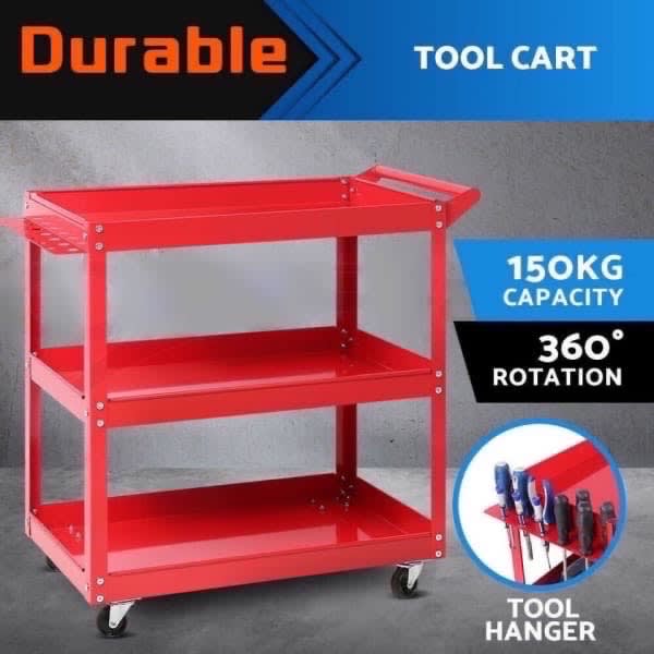 Tool Cart Trolley Box 3 Tier Storage Organiser*PICKUP/DELIVERY* Tool
