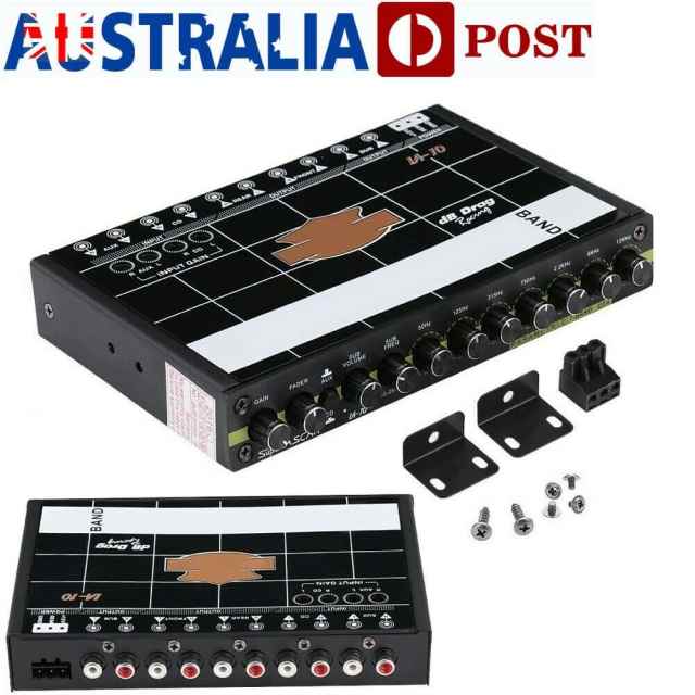 Car Audio Modified Graphic Equalizer 7 Bands equaliser AUX EQ Car Audi
