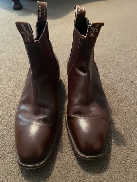 RM Williams chestnut brown boots, excellent, 8.5 H, CF | Men's Shoes ...