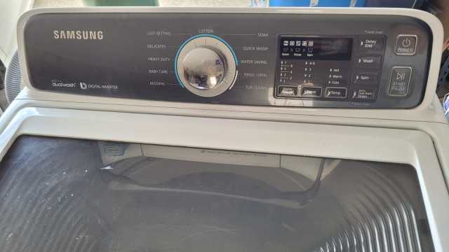 Samsung Washing machine 10Kg Top load $150 -WA10J7750GW- - Washing ...