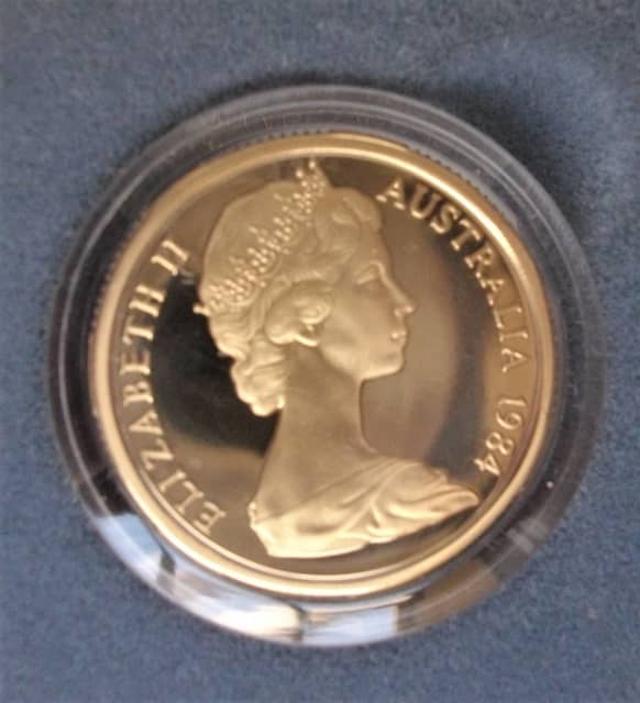 AUSTRALIAN 1984 ONE DOLLAR PROOF COIN FIRST YEAR OF ISSUE ...