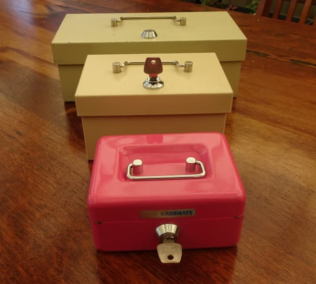 Petty Cash Boxes x 3 Miscellaneous Goods Gumtree Australia