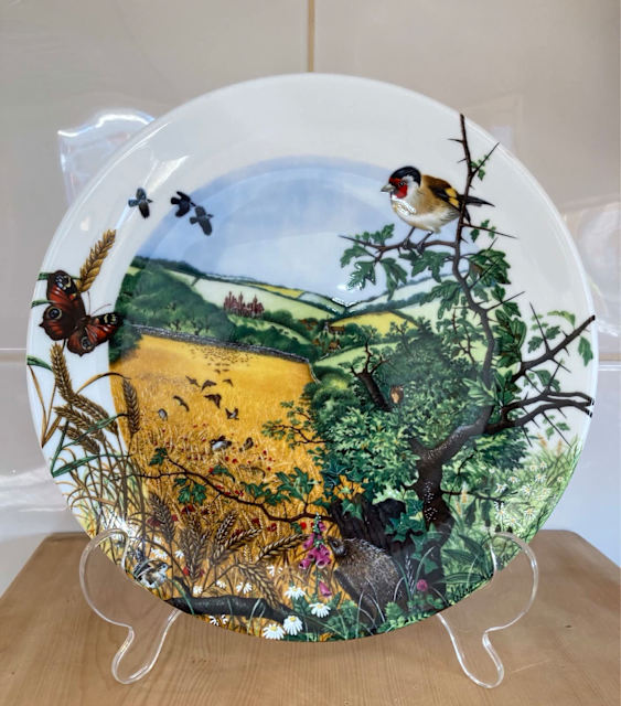 Wedgewood Bone China collector plates Colin Newman’s Country Panorama