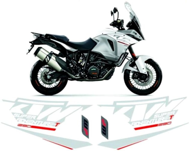 KTM 1290 SUPER ADVENTURE 2017 FAIRING GRAPHICS KIT Motorcycle