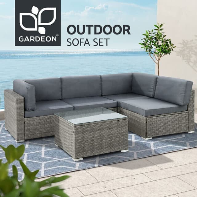 rattan garden sofa only