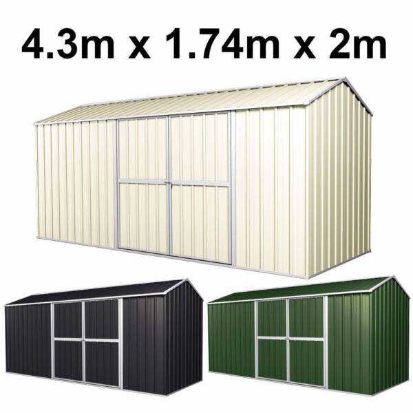 Garden Shed 4.3m x 1.74m x 2m (New Model) Other Home & Garden