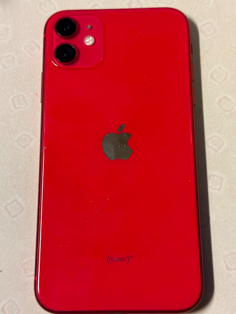 オンライン iPhone 11 (PRODUCT)RED 128 GB SIMフリー gSVzf ...