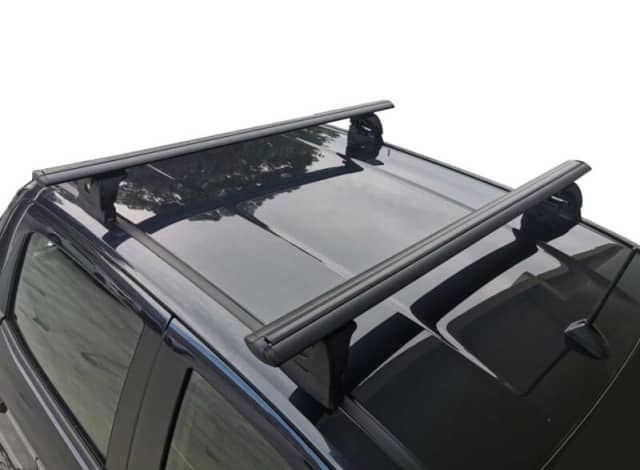 Alloy Roof Rack Cross Bar For Isuzu D-max 2020-23 135cm Black Lockable 