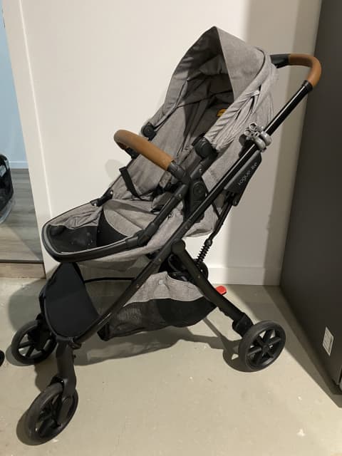 childcare vogue lite stroller grey folded